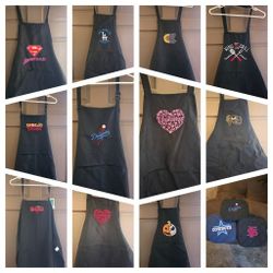 Custom Made BBQ Aprons Great Dad Gifts 