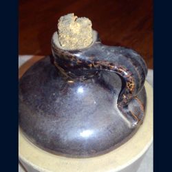 8in. Tall Crock Moon Shine Jug $30