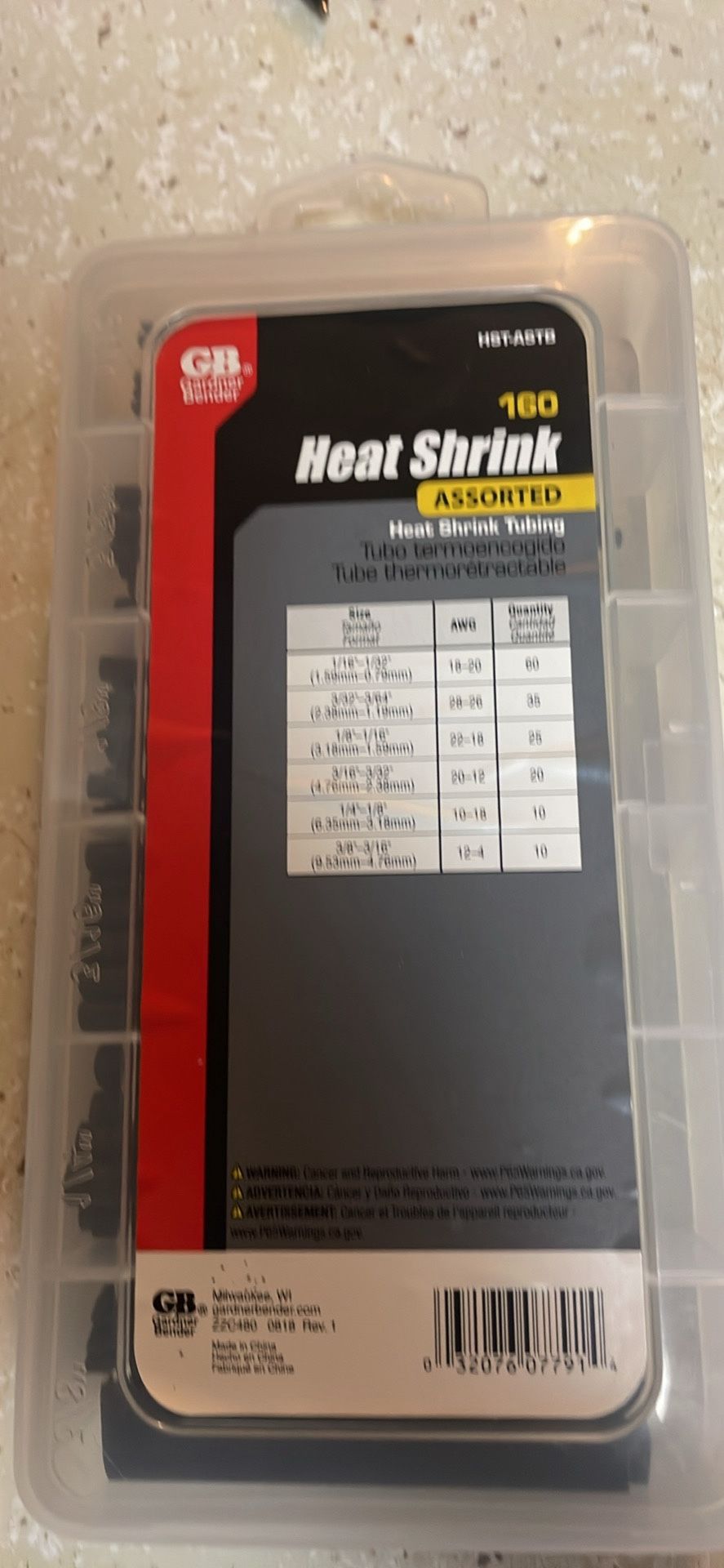 Heat Shrink Assorted 160