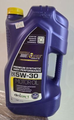Royal Purple 5W-30 Synthetic Motor Oil 5 Qt