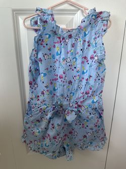 Janie and jack Toddler Girl Romper 5t Alice In Wonderland