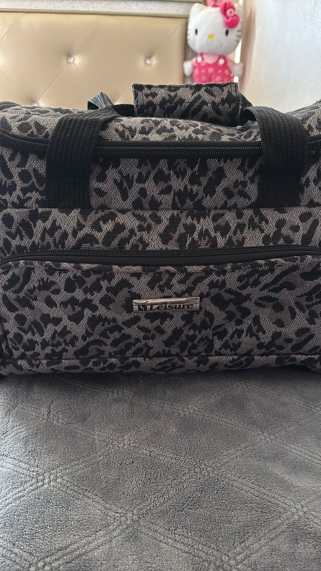 Cheetah Duffle Bag/ Gym Bag 