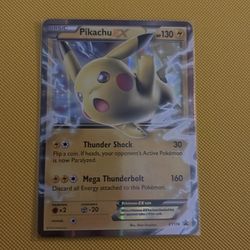 Pikachu ex promo cards