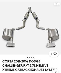 Corsa 14529 - 2.5 Inch Cat-Back Xtreme Dual Rear Exhaust GTX2 Polished Tips 11-14 Dodge Challenger R/T 5.7L V8 Stainless Steel Performance

Corsa's Pa