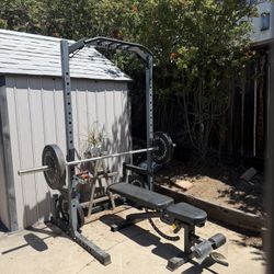 Bench Press And Pull Up Bar 