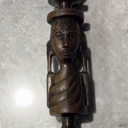 Wood Candle Holder 