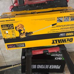 Dewalt 1000 Psi 60 V Brushless, Flex Volt Pressure Wash Washer