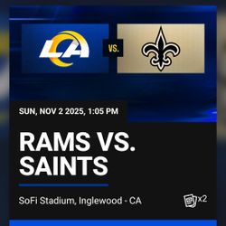 Los Angeles Rams Vs Saints
