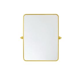 Elegant Lighting Everly 24" W x 32" H Transitional Rectangular Framed Bathroom Wall Mirror