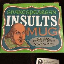 Shakespearean Insults mug brand new