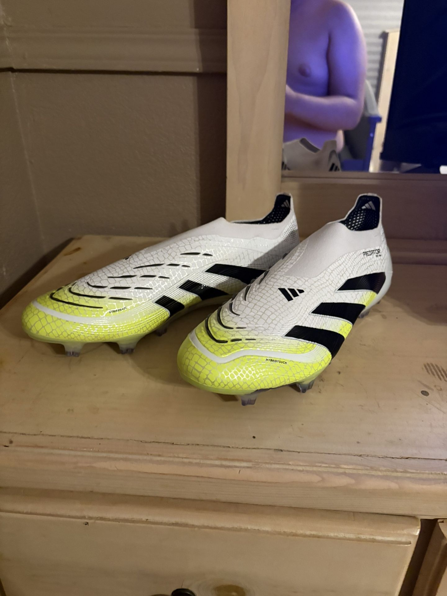 Adidas Predator Laceless Elite White/Green