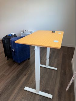 MOVING!! Height Adjustable Standing desk 46.46'' H x 40'' W x 23.62'' D