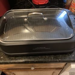 New, Power Smokeless Countertop Grill