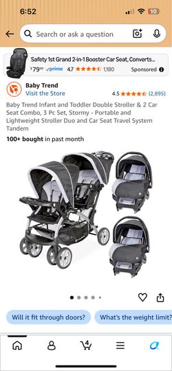 Car seats for twins