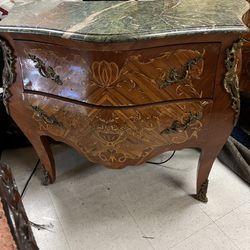 Antique Marble Top Dresser