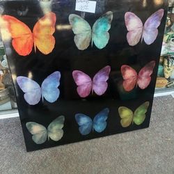 Butterfly Butterflies Print Wall Art Picture 36" 