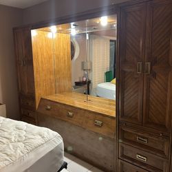 Antique Buffet / Entertainment Center 