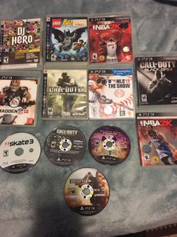 Playstation 3 Games Excellent Condition