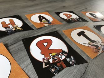 Naruto birthday banner
