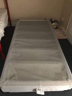 Bed frame and spring box for twin size like new