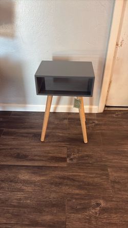 Small Gray Gloss side table/night stand
