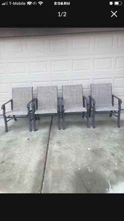 Patio chairs