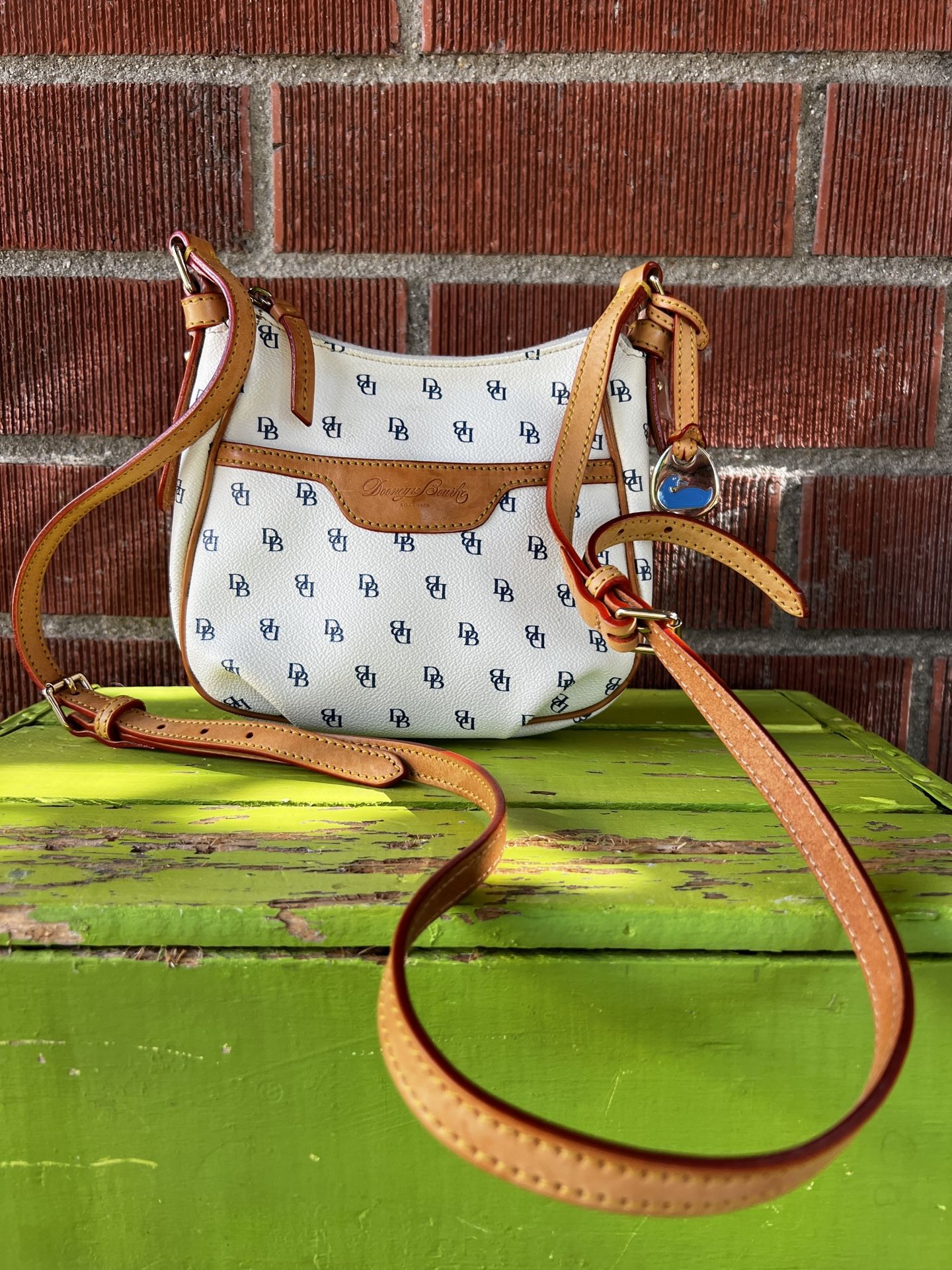 Dooney & Bourke Black Interlocking D&B Mini Margot Crossbody