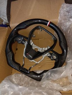 Carbon fiber steering wheel