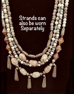 Bohemian Multi Style Necklace New in Box