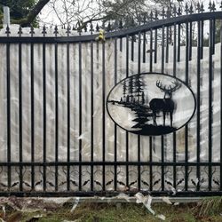 14’ 16’ 20’ Gate 10x7 Fence Gate Posts