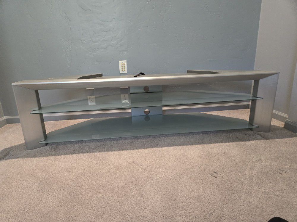 Sony Large TV Stand W/ Glass Shelves