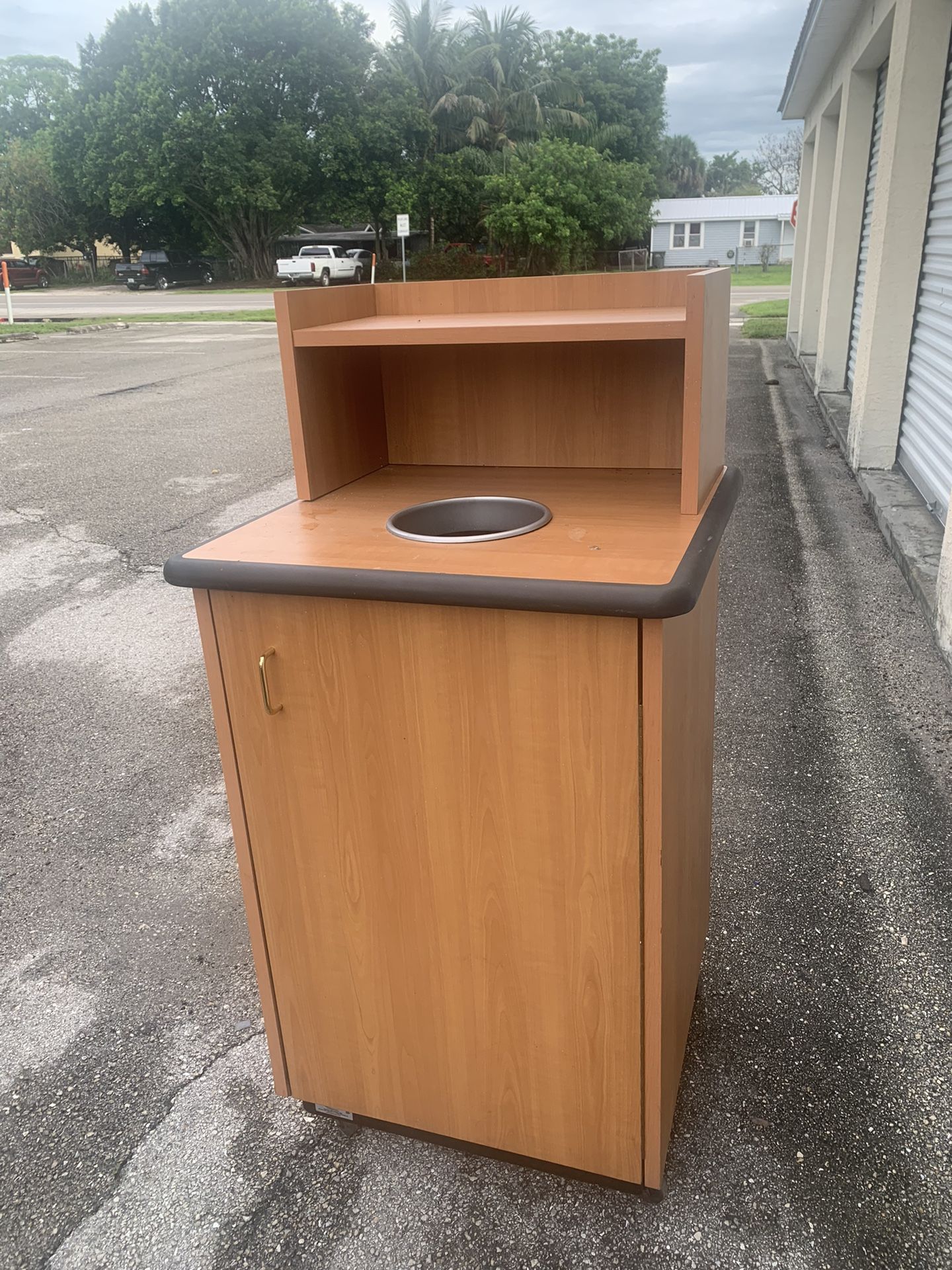 Waste Trash Garnish Bin Compartment