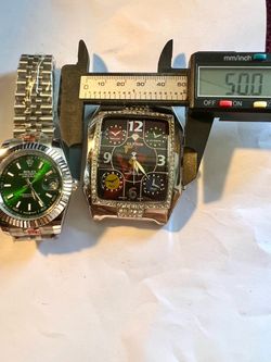 Lot of two big men’s watches for sale working good condition .