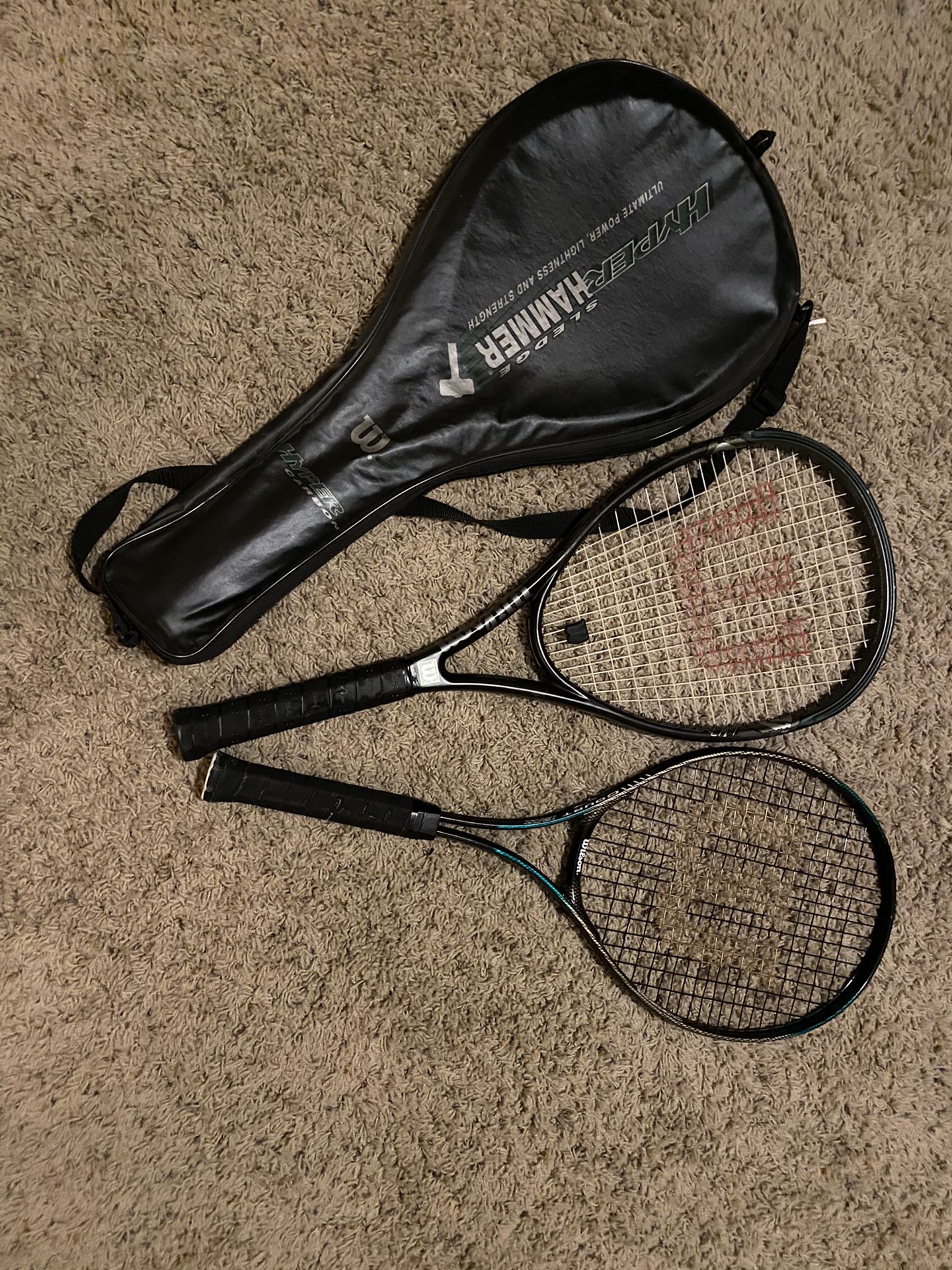 2 Wilson tennis racquets