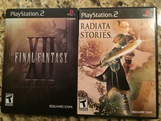 Sony PlayStation 2(PS2) Game Lot: Final Fantasy XII(12) & Radiata Stories