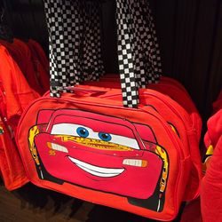 Disney Parks Lightening McQueen Cars Tote Bag NEW
