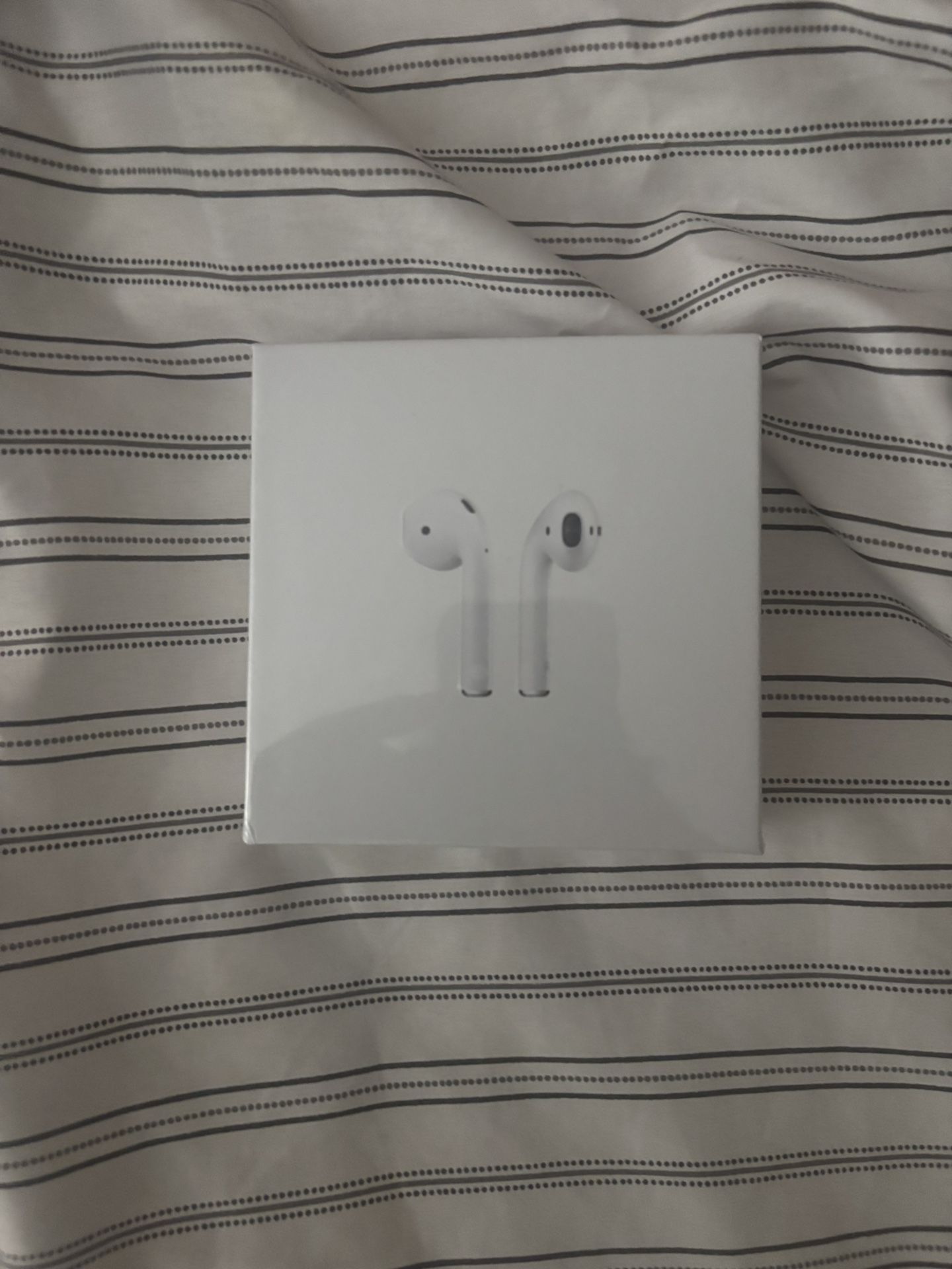 White Generation 2 AirPods