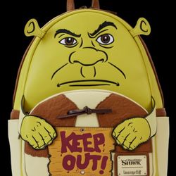 Loungefly Shrek Keep Out Cosplay Exclusive Backpack New With Tags 