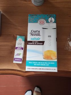 Himalayan Salt Lamp Diffuser And Oil