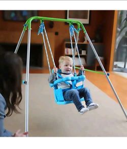 Sportspower My 1st Toddler Swing with Safety Harness Blue