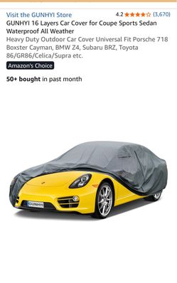 GUNHYI 16-Layer Car Cover 168–177” – Brand New