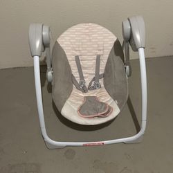 Baby Swing -pink & White