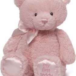 GUND Baby My First Teddy Bear, Ultra Soft Animal Plush Toy for Babies and Newborns, Pink, 15”