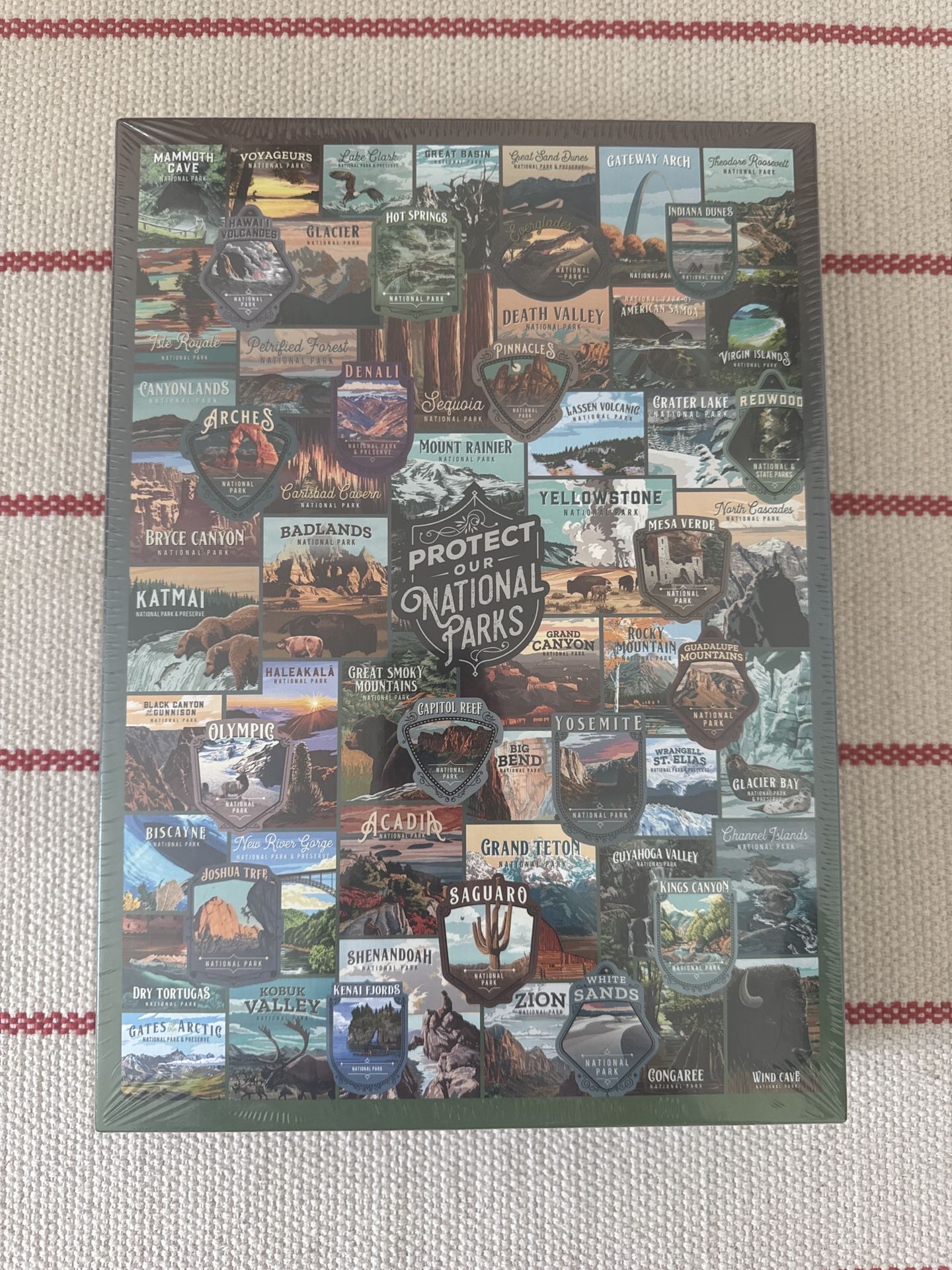 New! 1000-Piece National Parks Puzzle – Lantern Press (Unopened)