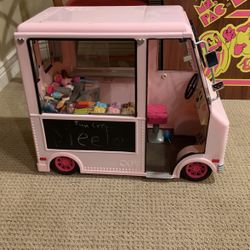 Our Generation Girl Doll Ice Cream Truck