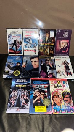 VHS movies bundle lot all for $40