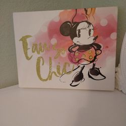 Minnie Mouse Disney Art Frame