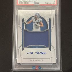 Sam LaPorta /99 RC Auto National Treasure PSA