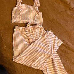 Girls Two Pieces Set Size 10