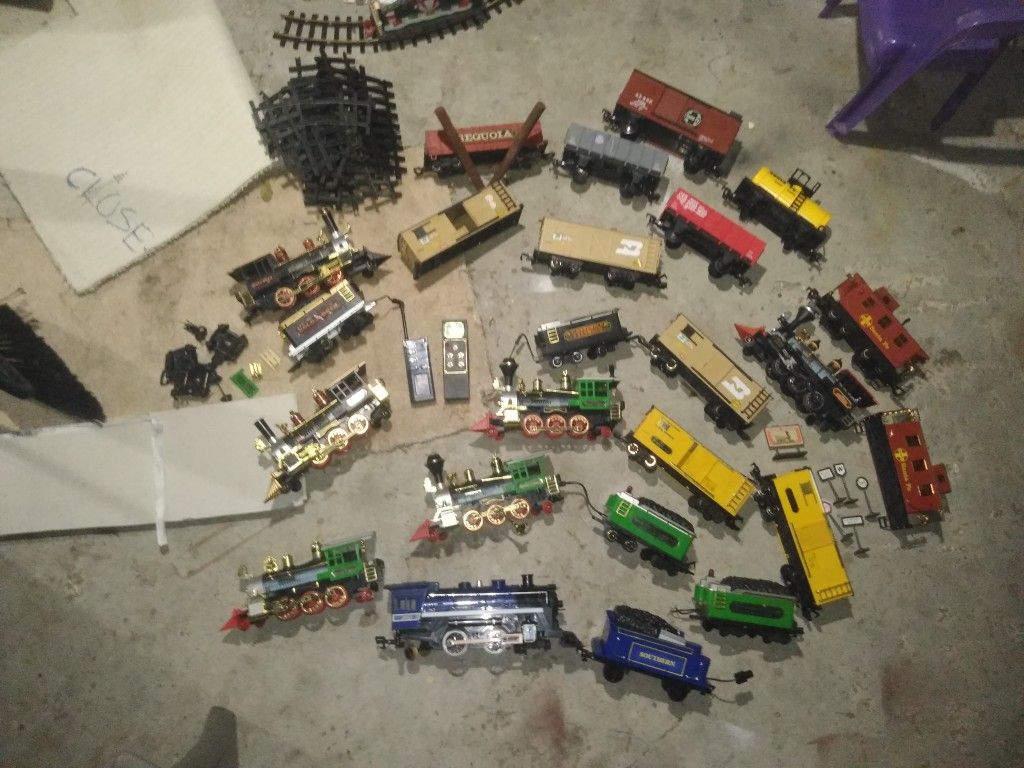 Battery operated train sets